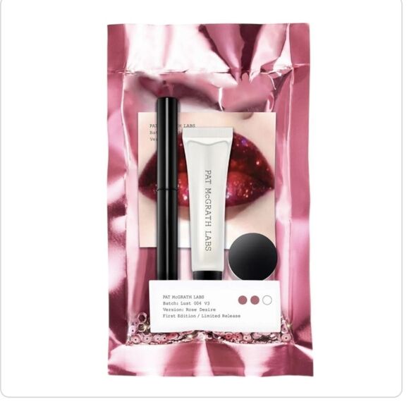 Pat Mcgrath Rose Desire HOLOGRAPHIC GLITTER Lip Trio - Picture 3 of 14